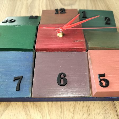 Reclaimed block clock