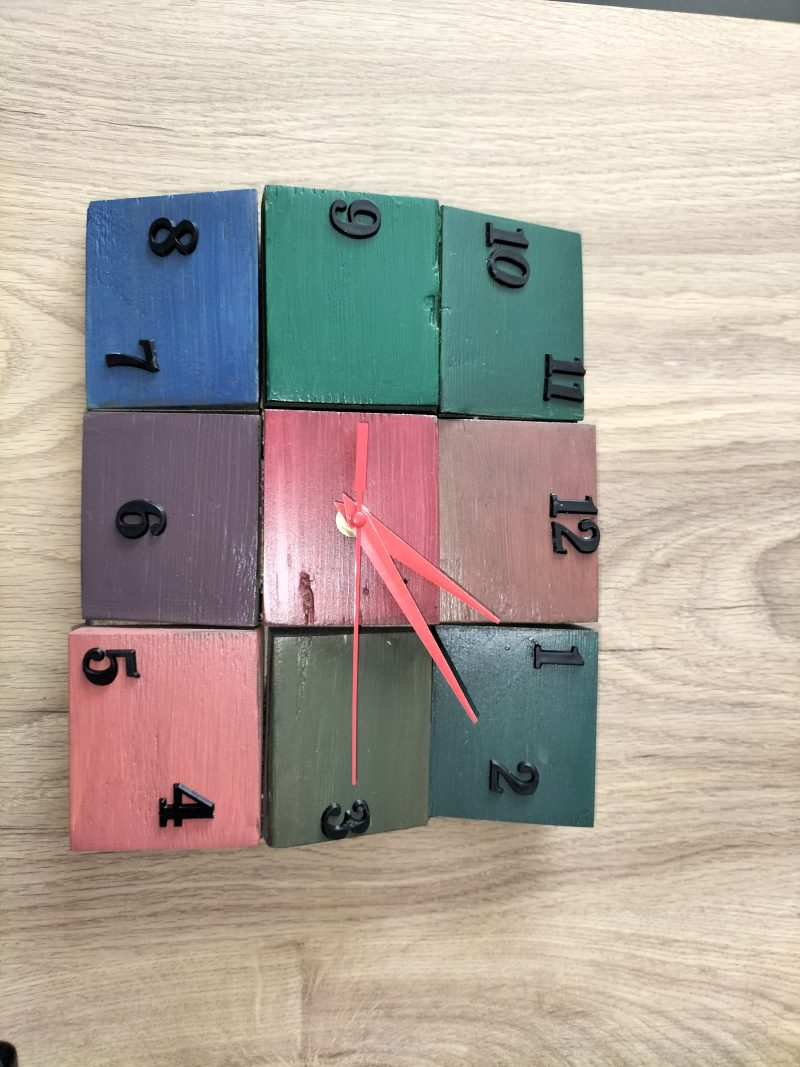 Reclaimed block clock