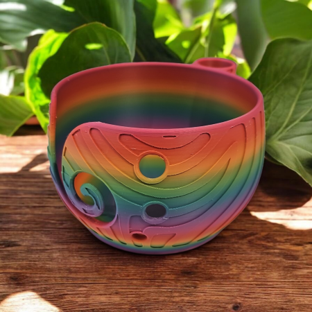 Yarn Bowl, Yarn Holder with Scissors and Hook Pot in a range of colours