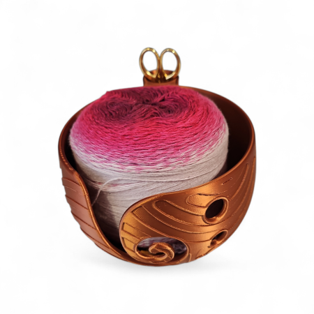 Yarn Bowl, Yarn Holder with Scissors and Hook Pot in a range of colours