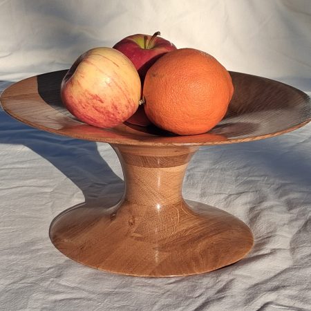Platter on pedestal