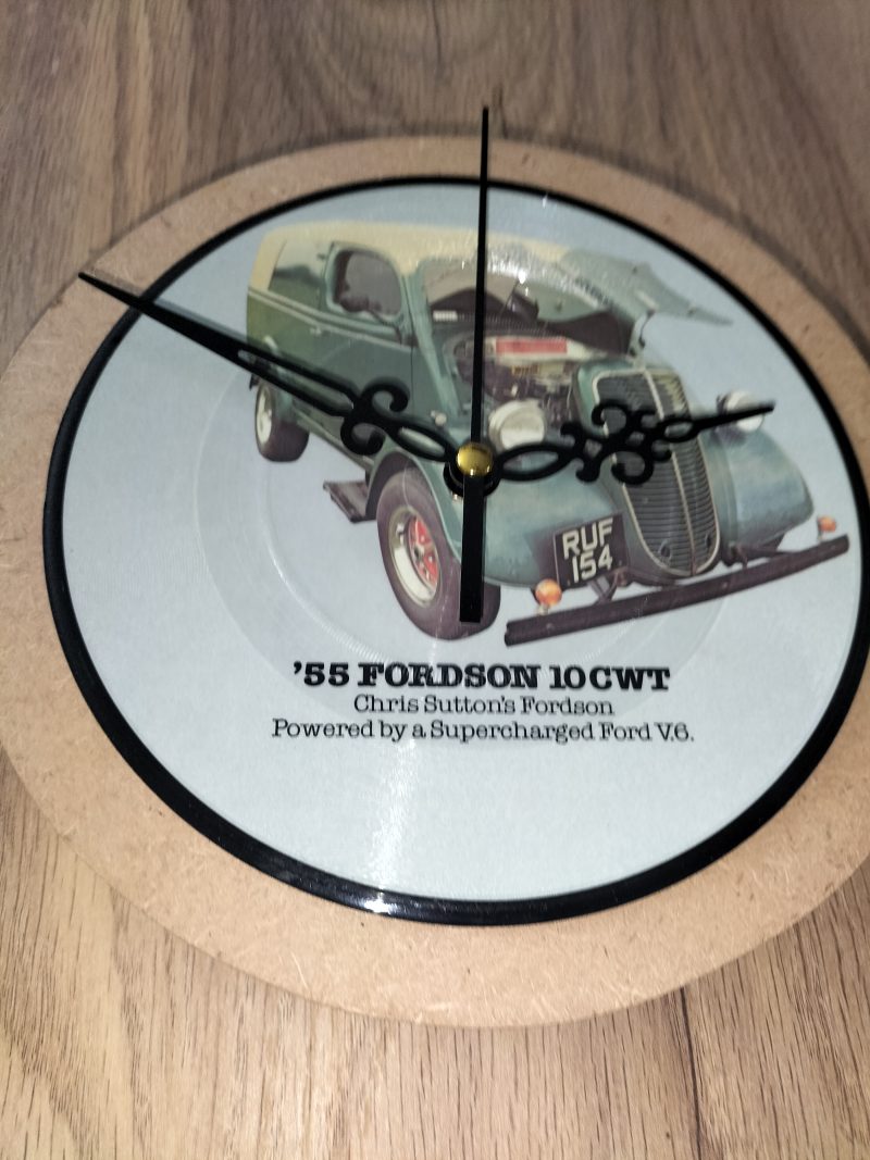 Vintage 55 Fordson Vinyl Wall Clock