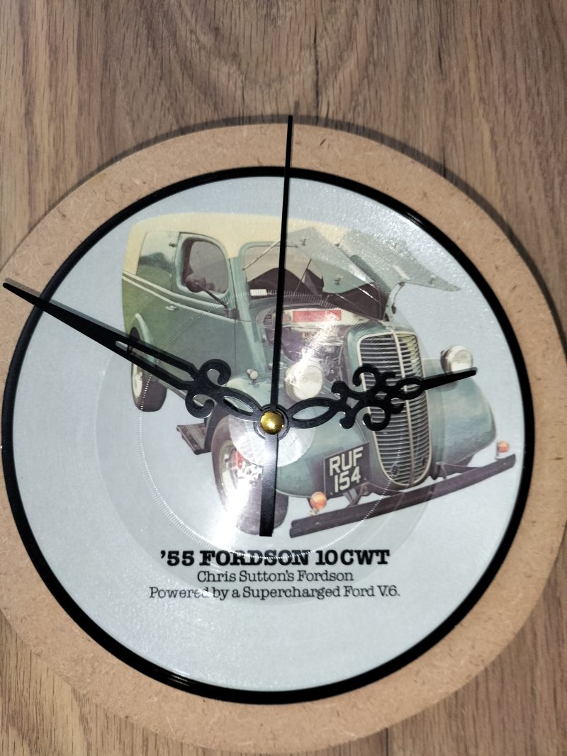 Vintage 55 Fordson Vinyl Wall Clock