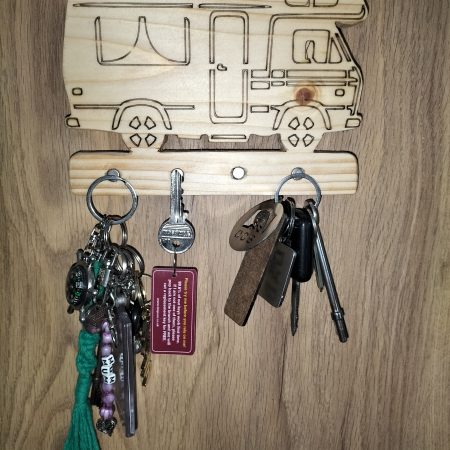 Handcrafted Reclaimed Wood rare earth magnetic Key Holder