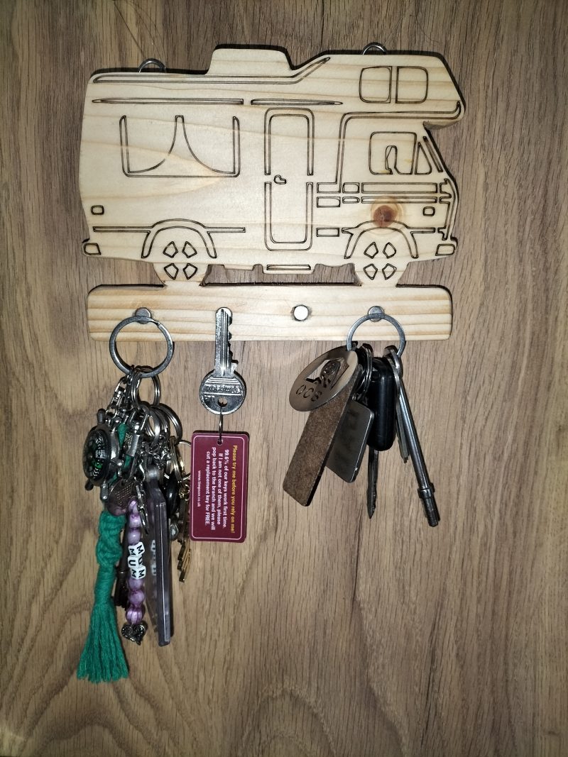 Handcrafted Reclaimed Wood rare earth magnetic Key Holder