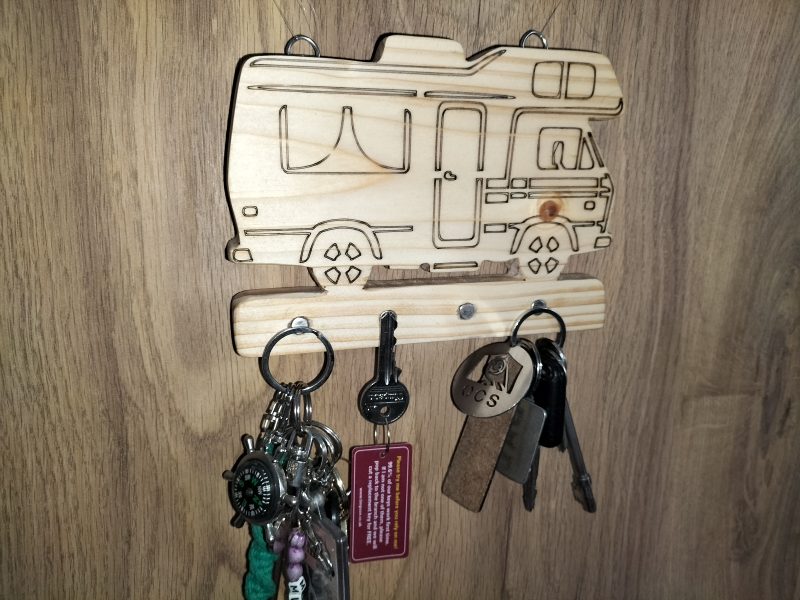 Handcrafted Reclaimed Wood rare earth magnetic Key Holder