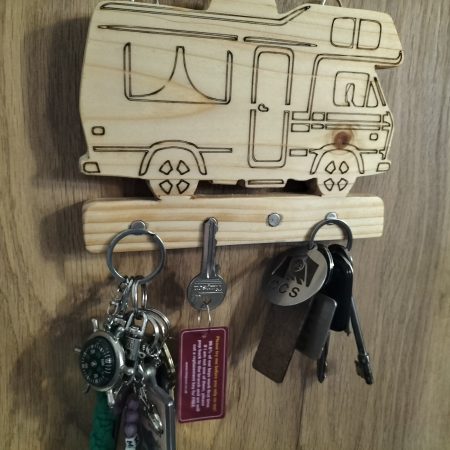 Handcrafted Reclaimed Wood rare earth magnetic Key Holder