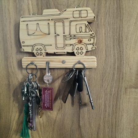 Handcrafted Reclaimed Wood rare earth magnetic Key Holder