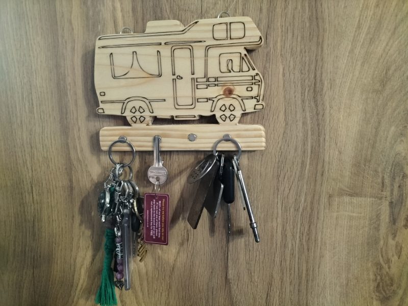 Handcrafted Reclaimed Wood rare earth magnetic Key Holder