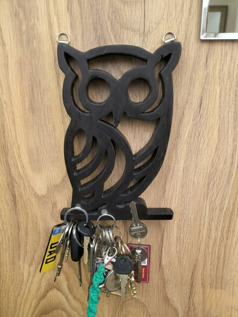 Handcrafted Reclaimed Wood rare earth magnetic Key Holder
