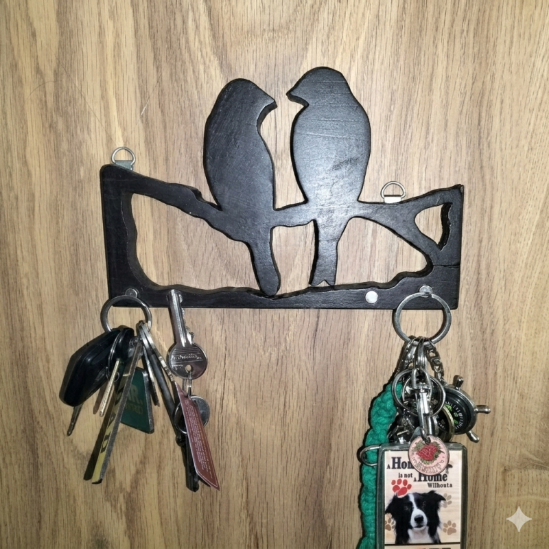 Handcrafted Reclaimed Wood rare earth magnetic Key Holder
