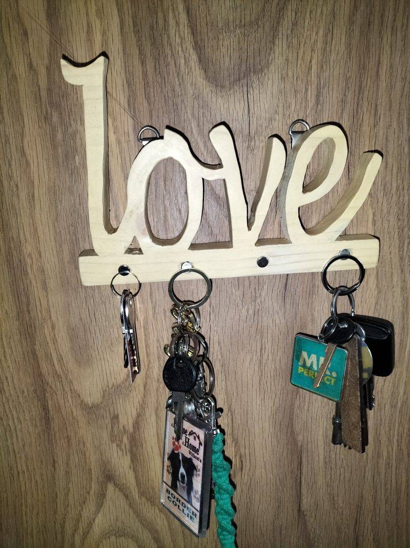 Handcrafted Reclaimed Wood rare earth magnetic Key Holder