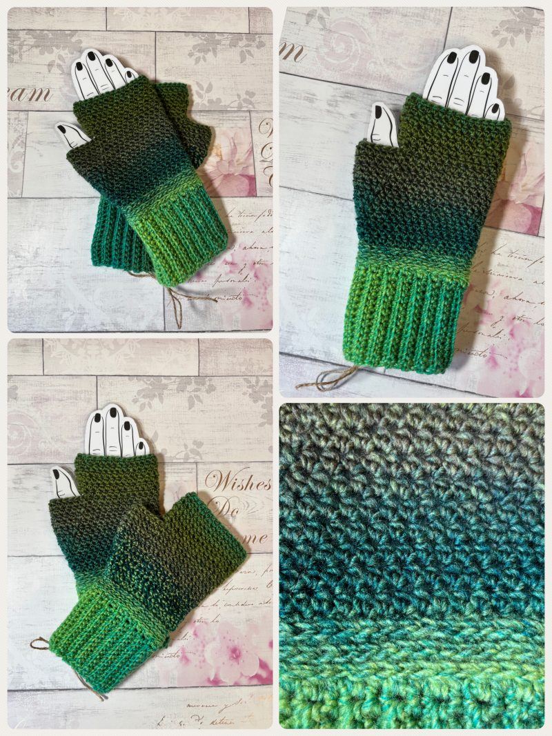 Crocheted Fingerless Gloves / Mittens