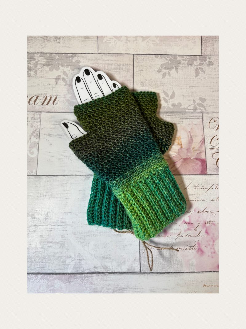 Crocheted Fingerless Gloves / Mittens