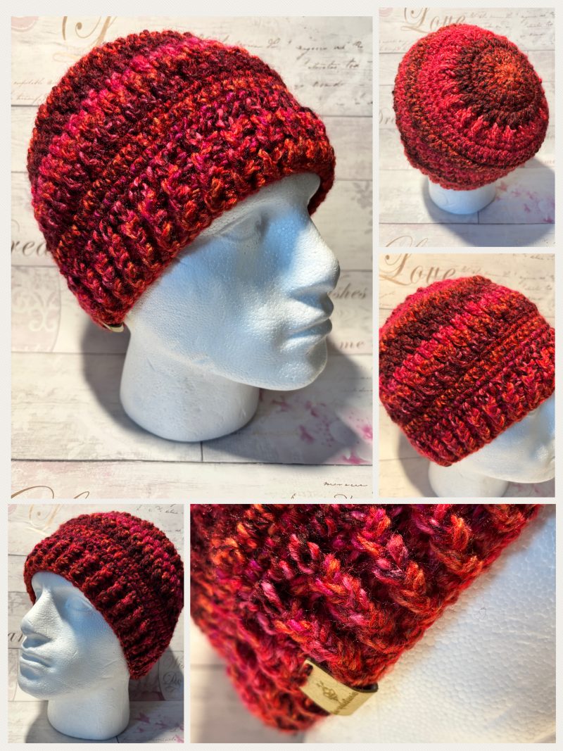 Crocheted Beanie Hat - Unisex