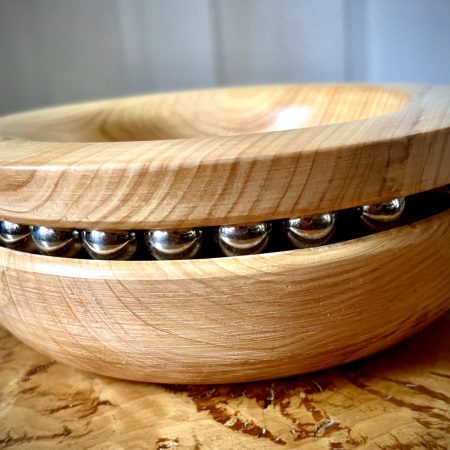 Ball Bearing wooden bowl.