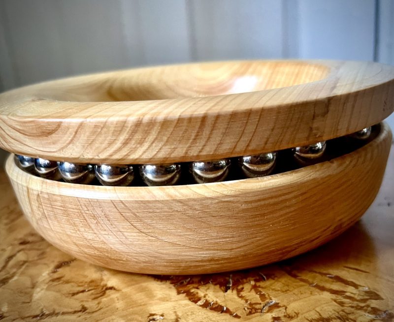 Ball Bearing wooden bowl.