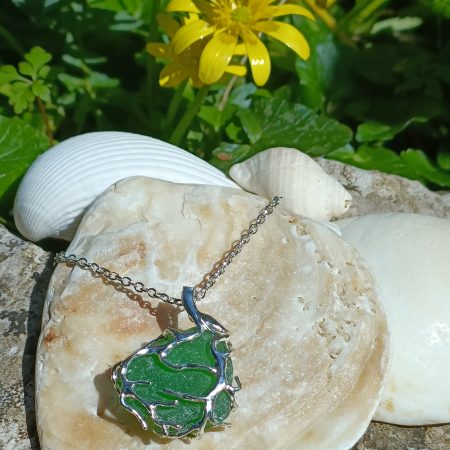 Seaglass Necklace Design 2