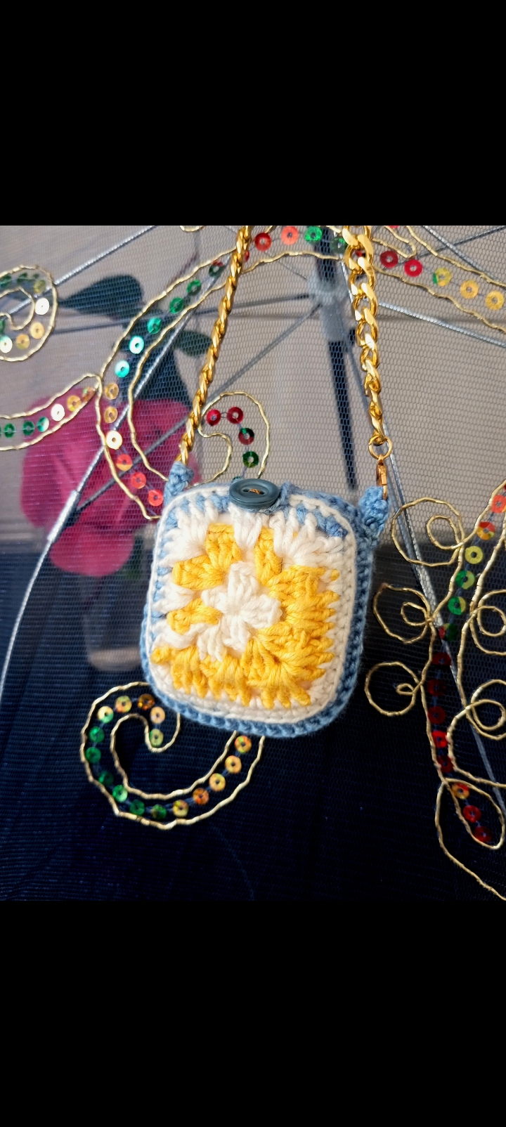 Crochet Handmade Mini Pouch Holder for Airpods or Small Things