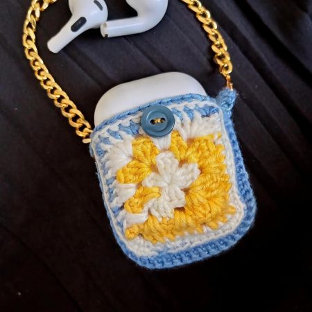 Crochet Handmade Mini Pouch Holder for Airpods or Small Things