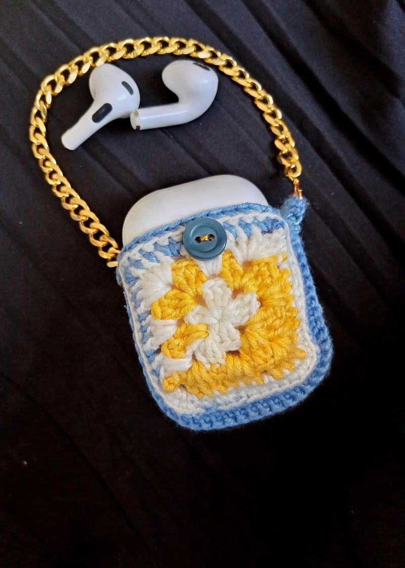 Crochet Handmade Mini Pouch Holder for Airpods or Small Things
