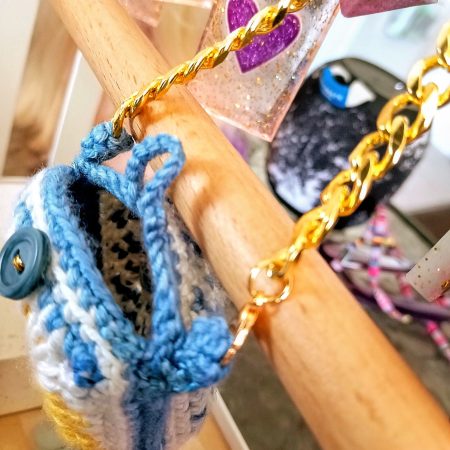 Crochet Handmade Mini Pouch Holder for Airpods or Small Things