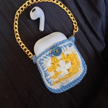 Crochet Handmade Mini Pouch Holder for Airpods or Small Things