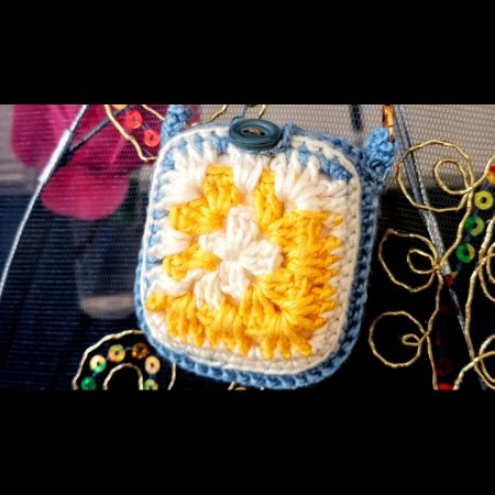 Crochet Handmade Mini Pouch Holder for Airpods or Small Things