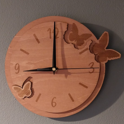 Wooden Wall Clock