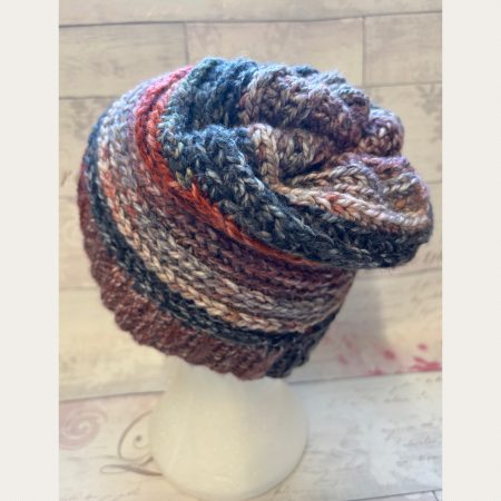 Crocheted Slouchy Beanie Hat - Unisex