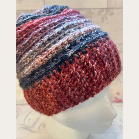 Crocheted Slouchy Beanie Hat - Unisex