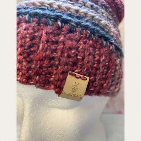 Crocheted Slouchy Beanie Hat - Unisex