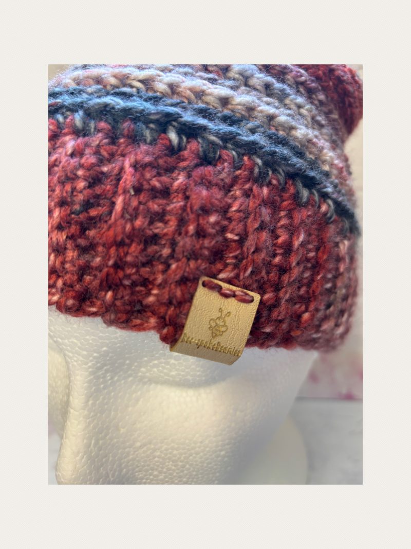 Crocheted Slouchy Beanie Hat - Unisex