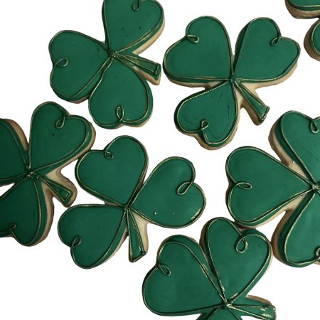 3 Shamrock Decorated Cookie