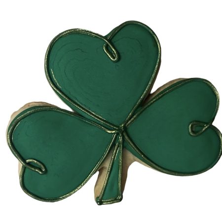 Shamrock Decorated Cookie