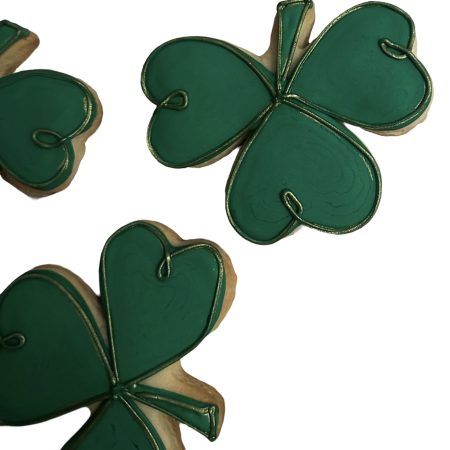 3 Shamrock Decorated Cookie