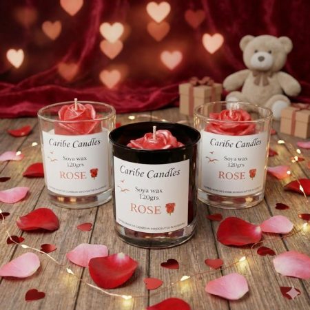 Flowers Handcrafted Candle