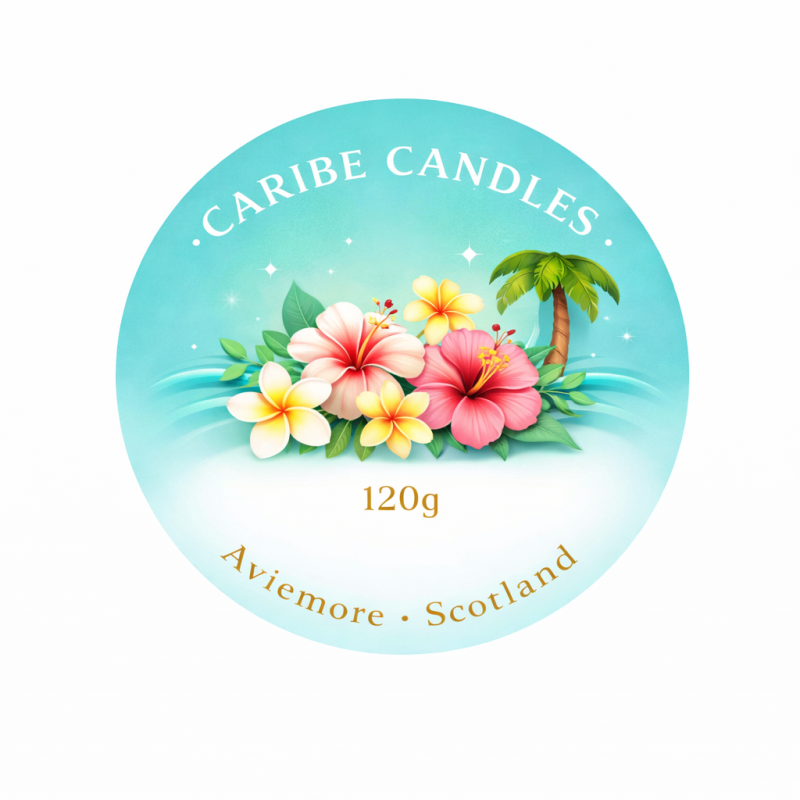 Flowers Handcrafted Candle
