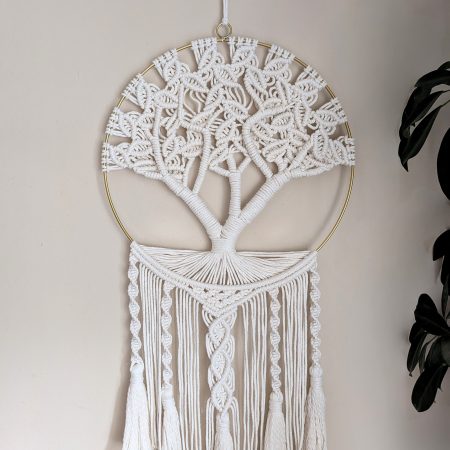 Handmade Macrame Tree of Life Wall Hanging | Boho Home Decor | Nature Art