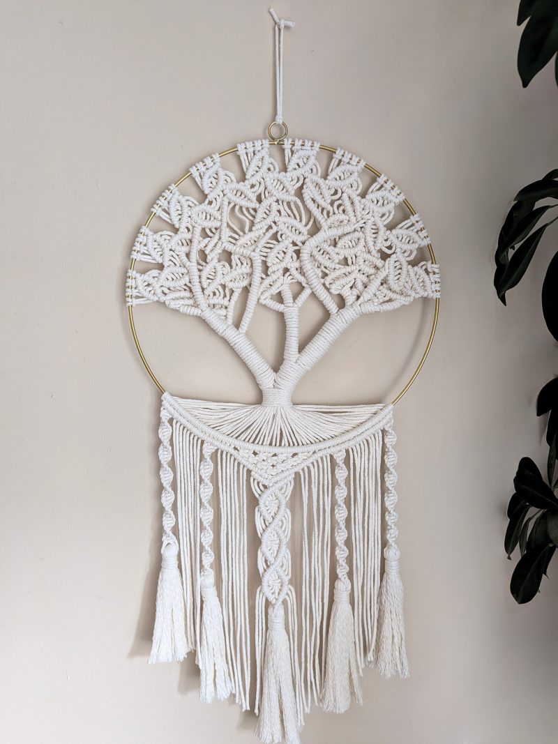 Handmade Macrame Tree of Life Wall Hanging | Boho Home Decor | Nature Art