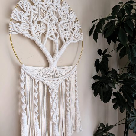Handmade Macrame Tree of Life Wall Hanging | Boho Home Decor | Nature Art