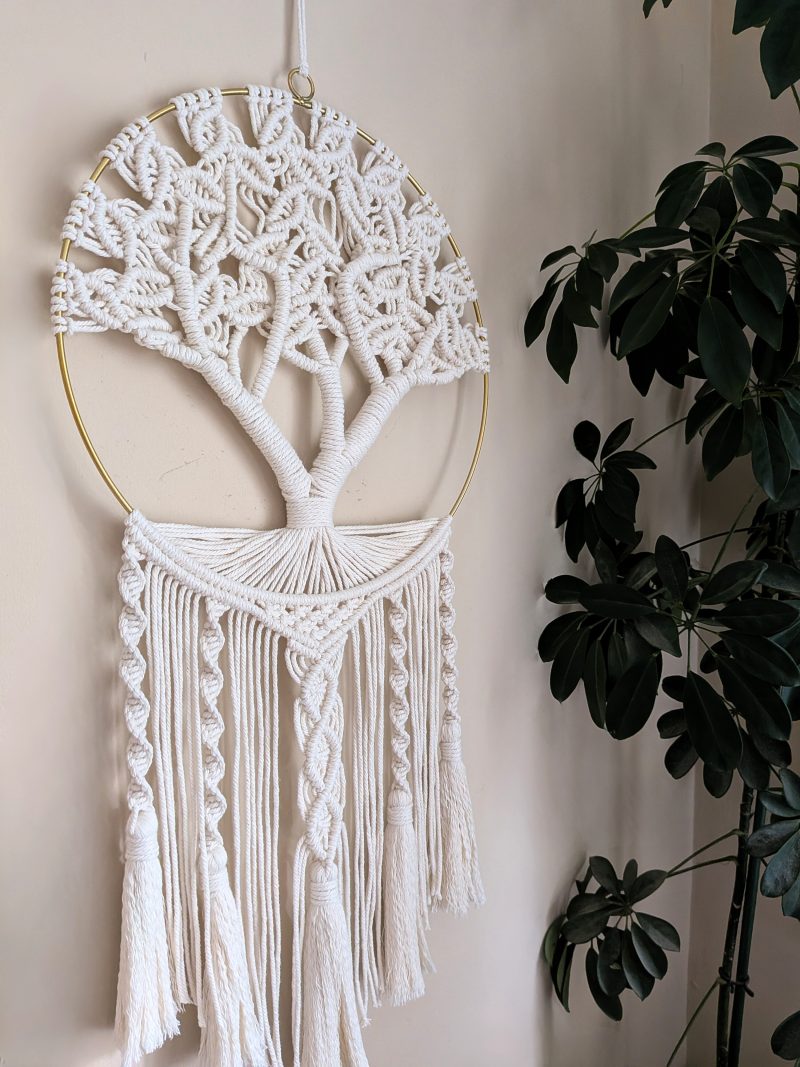 Handmade Macrame Tree of Life Wall Hanging | Boho Home Decor | Nature Art