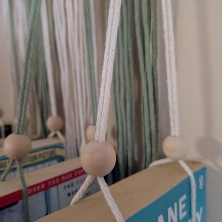Macrame Book Holder | Hanging Bookshelf | Book Storage
