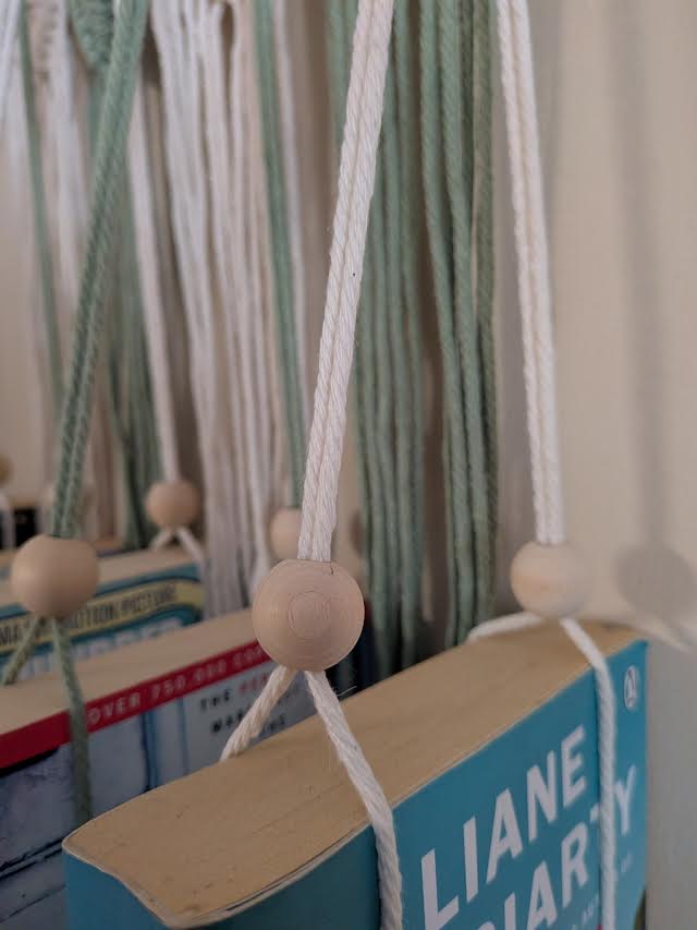 Macrame Book Holder | Hanging Bookshelf | Book Storage