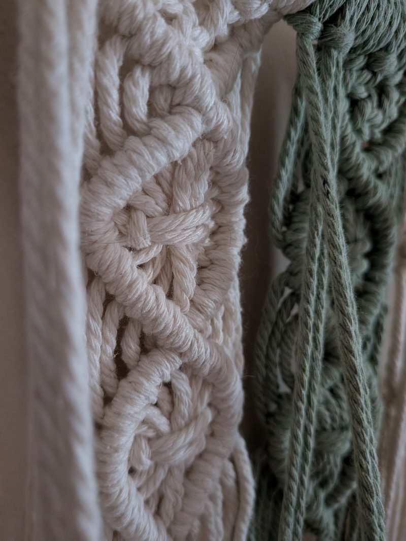 Macrame Book Holder | Hanging Bookshelf | Book Storage