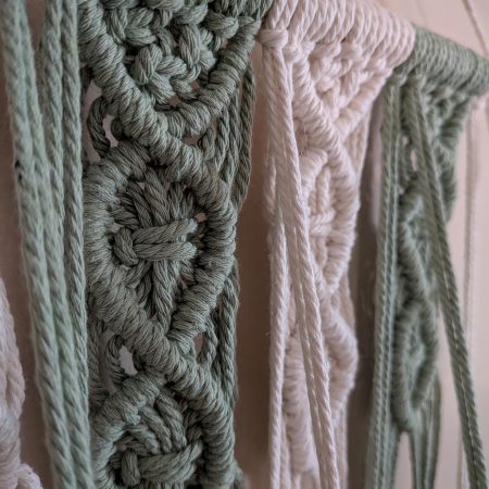 Macrame Book Holder | Hanging Bookshelf | Book Storage