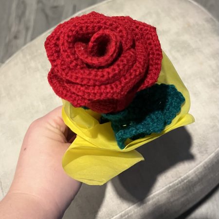 Handmade crochet flowers