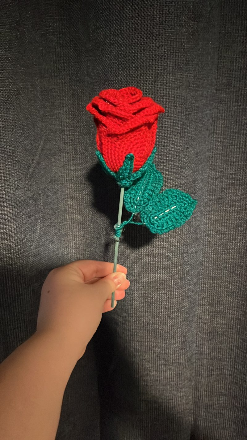 Handmade crochet flowers