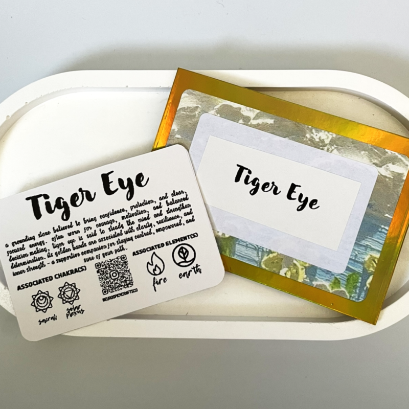 Tiger Eye Pendant Necklace • Stainless Steel Chain