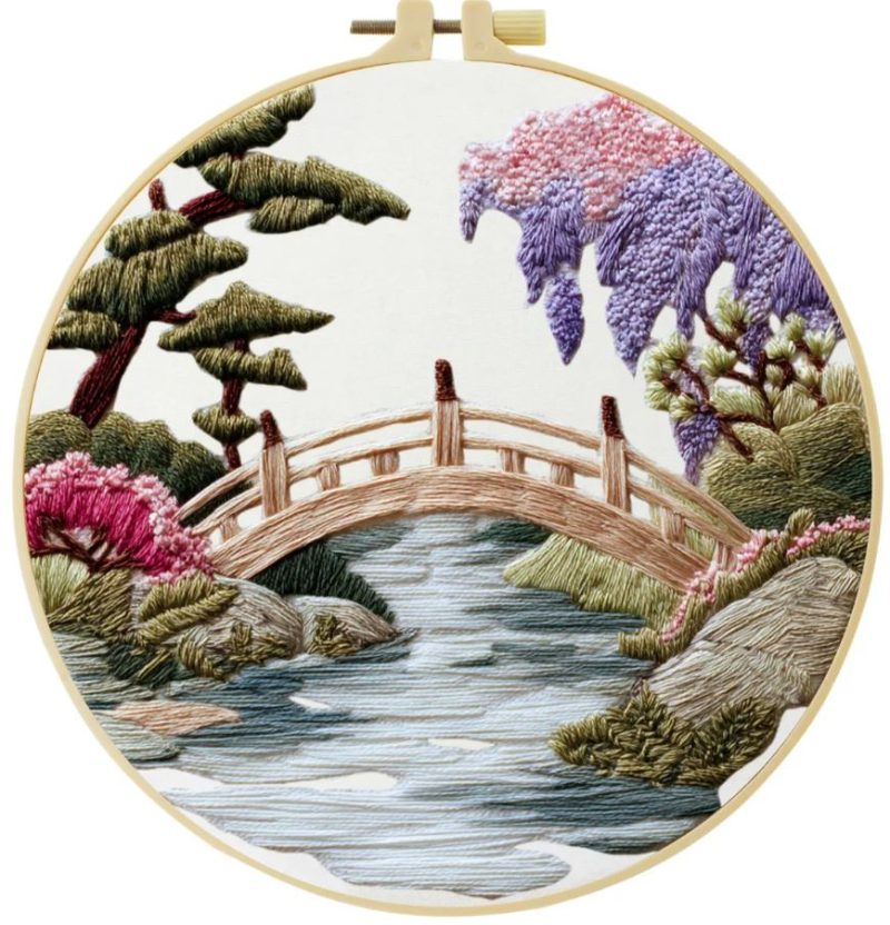 Cross Stitch Embroidery Kit for Beginners | Bridge